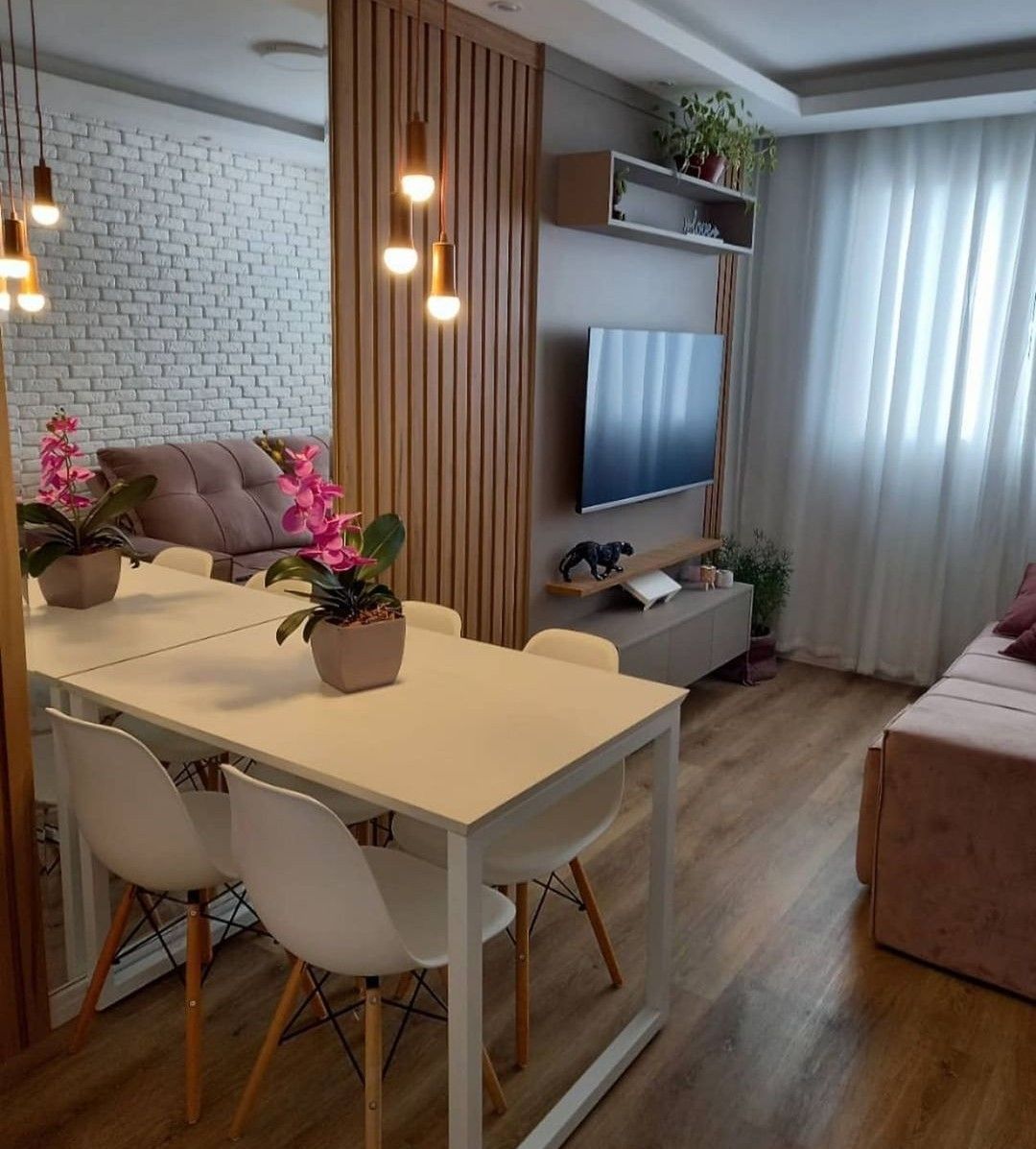 decoração apartamento 33m² tenda