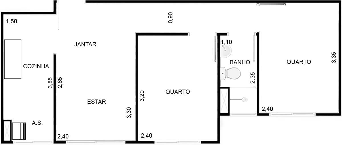 otimização de espaço apartamento tenda