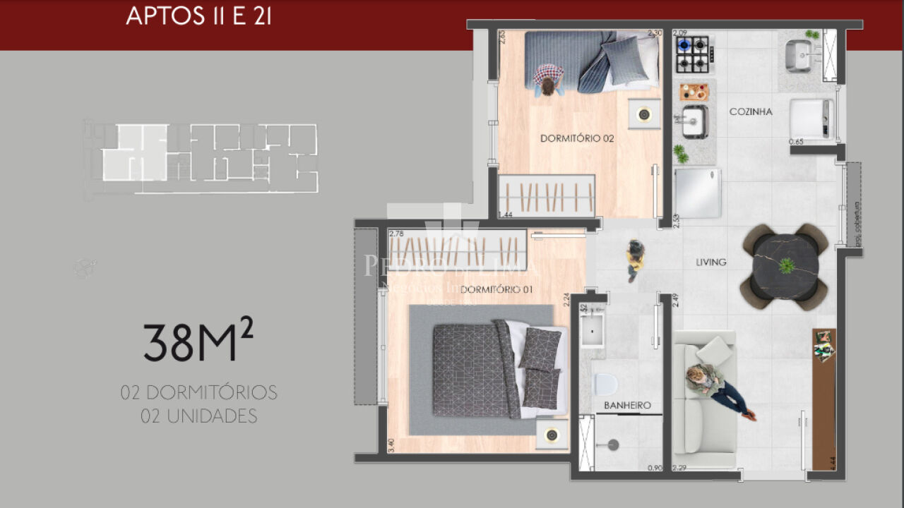 apartamento pequeno decorado
