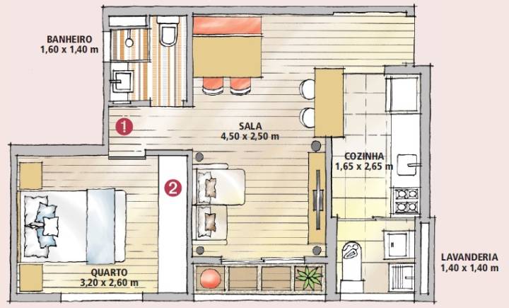 móveis para apartamento pequeno