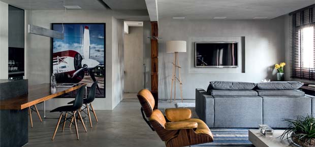 estilo industrial decoração homem