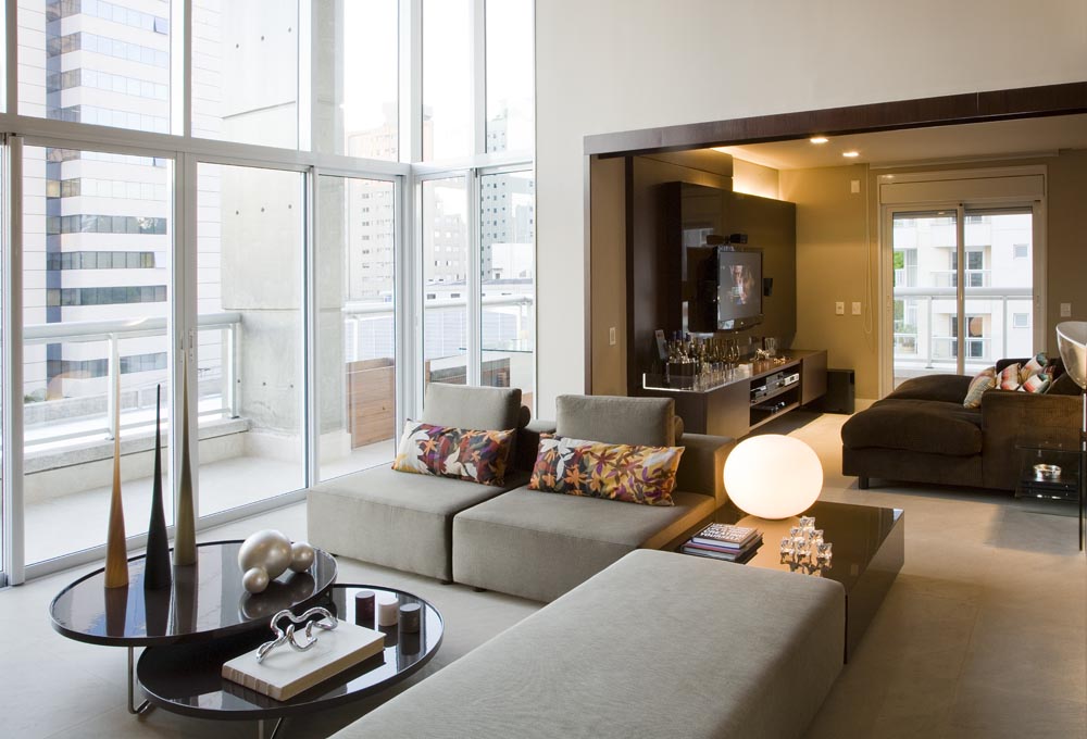 apartamento com bar para receber