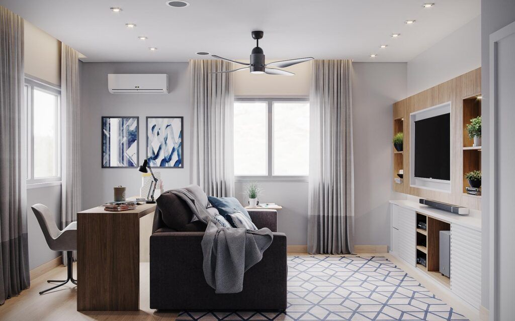 apartamento com bar para receber
