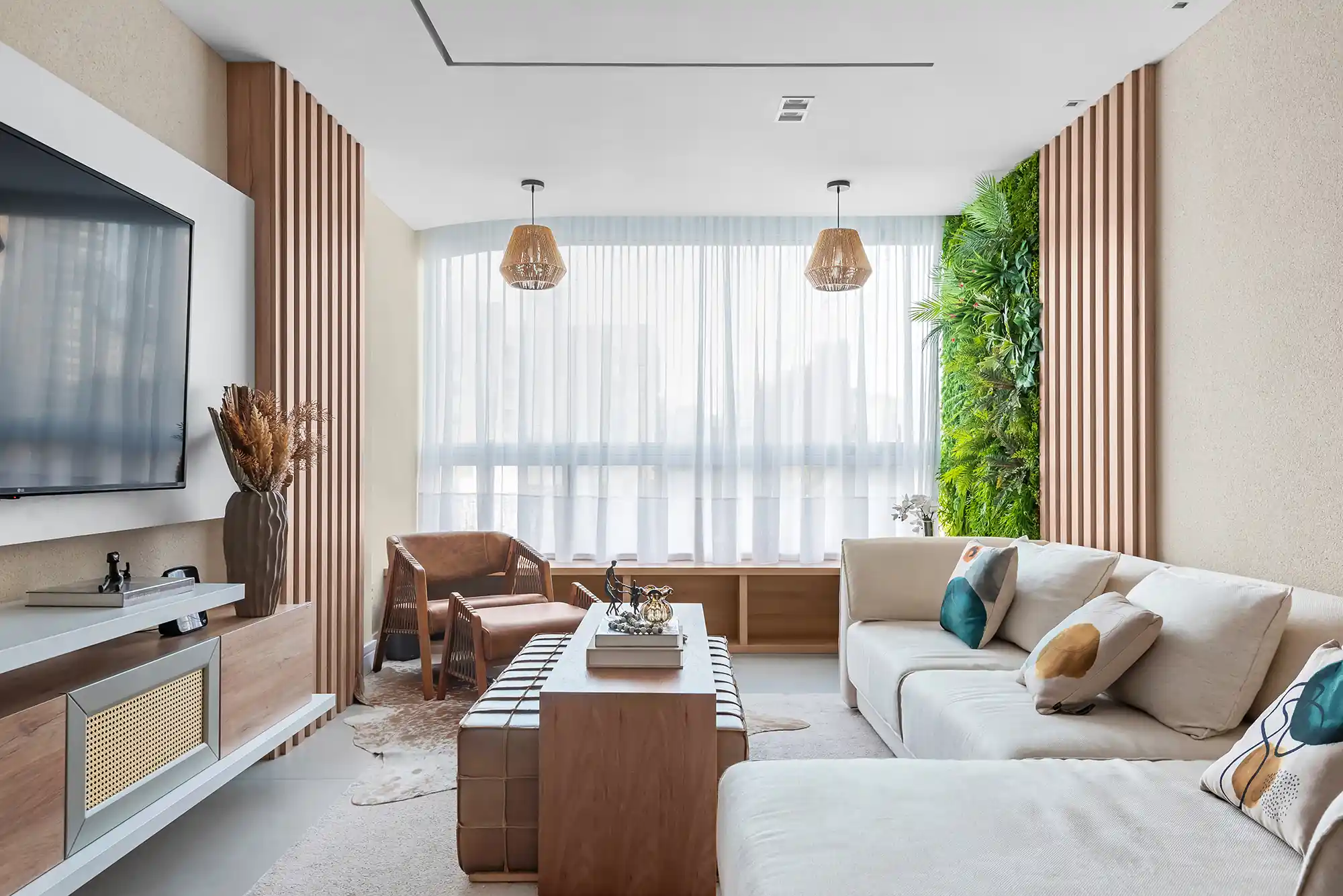 decoração boho apartamento pequeno