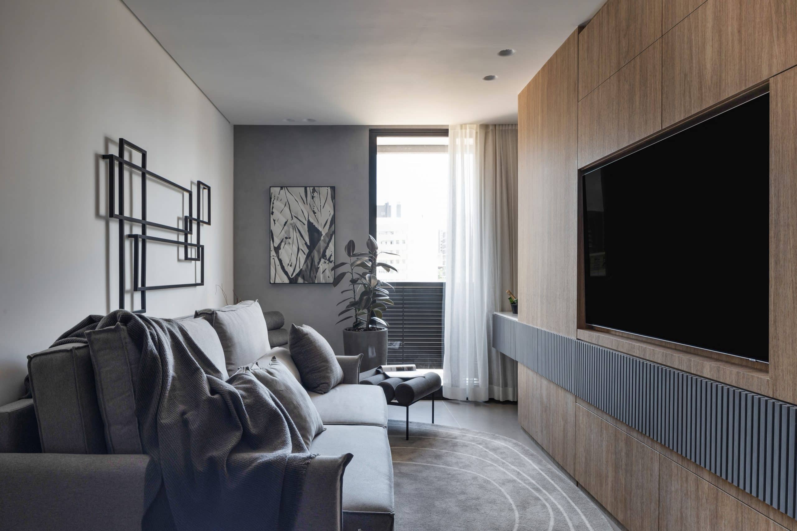 apartamento masculino minimalista