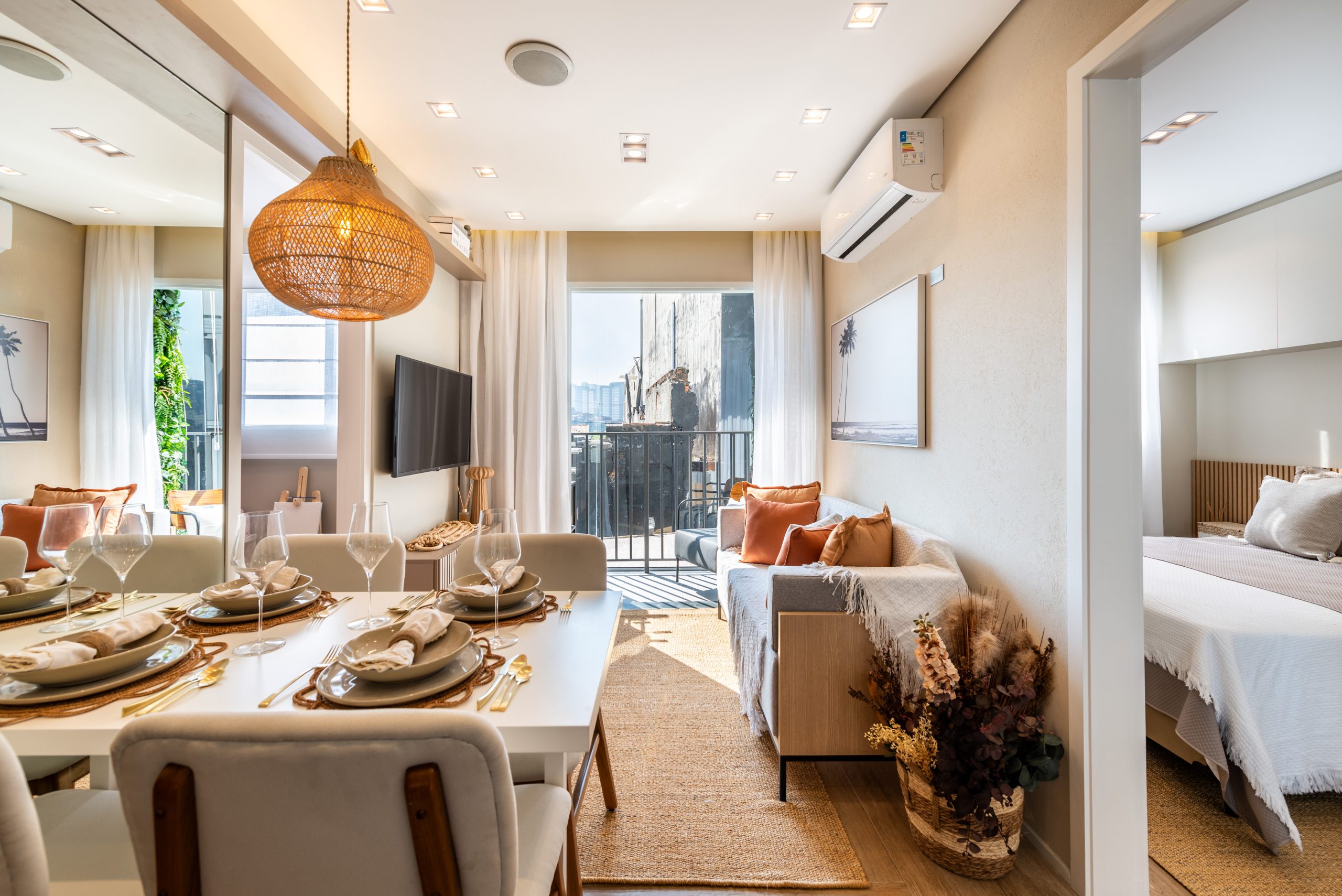 apartamento minha casa minha vida 2 quartos decorado