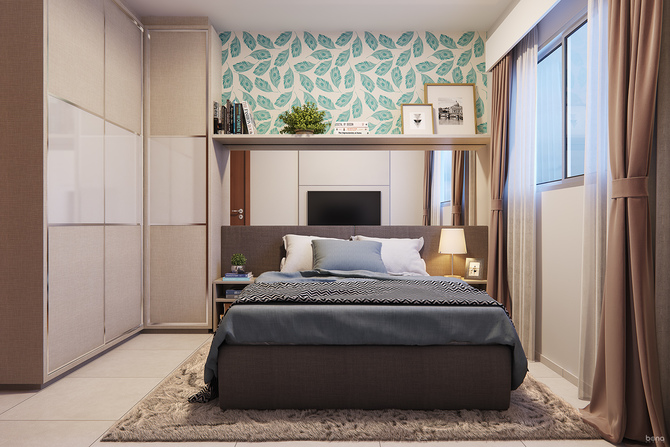 apartamento minha casa minha vida com suite decorado