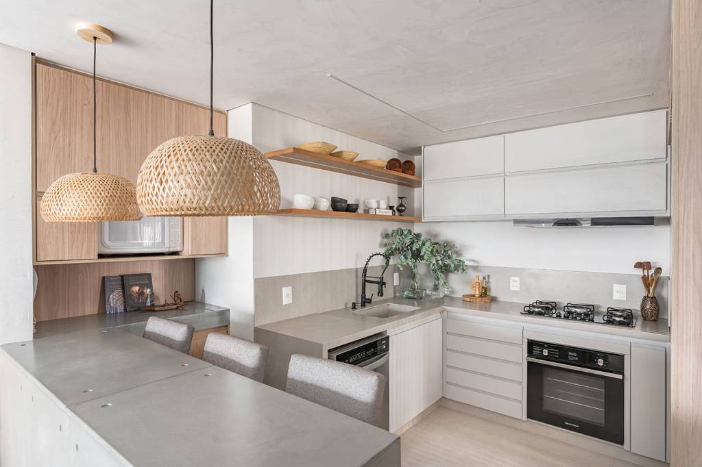 apartamento 30m2 decoração rústica