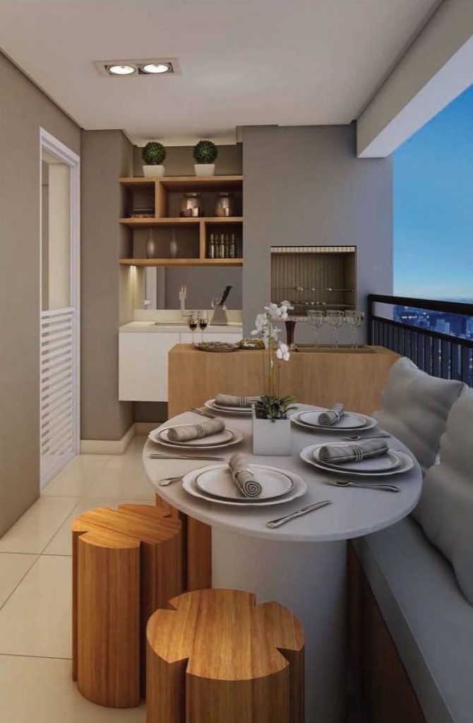móveis planejados área gourmet apartamento