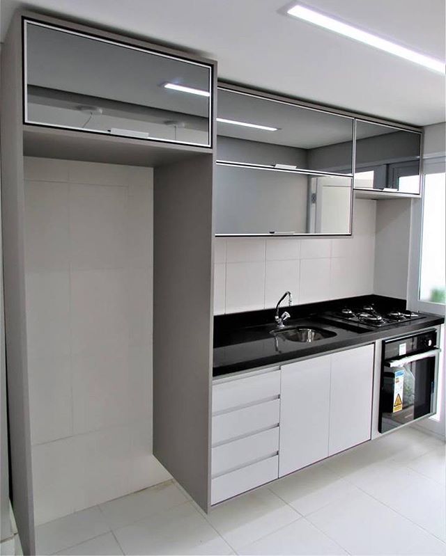 cozinha planejada apartamento pequeno