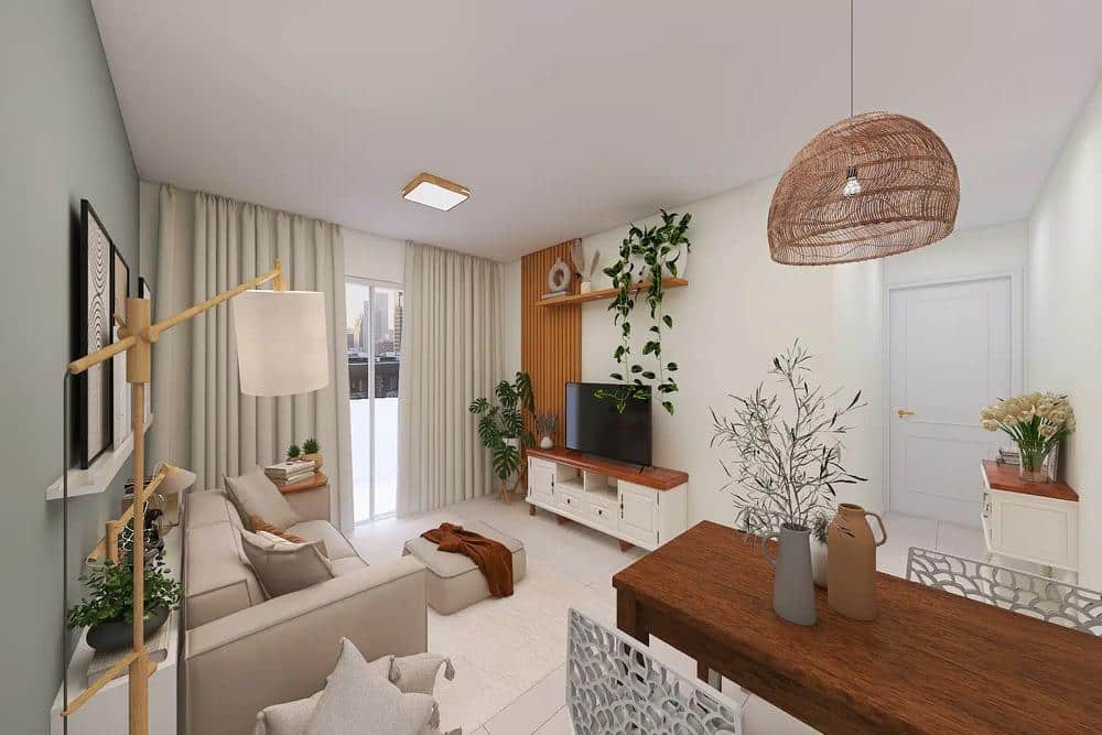 apartamento pequeno com marcenaria planejada