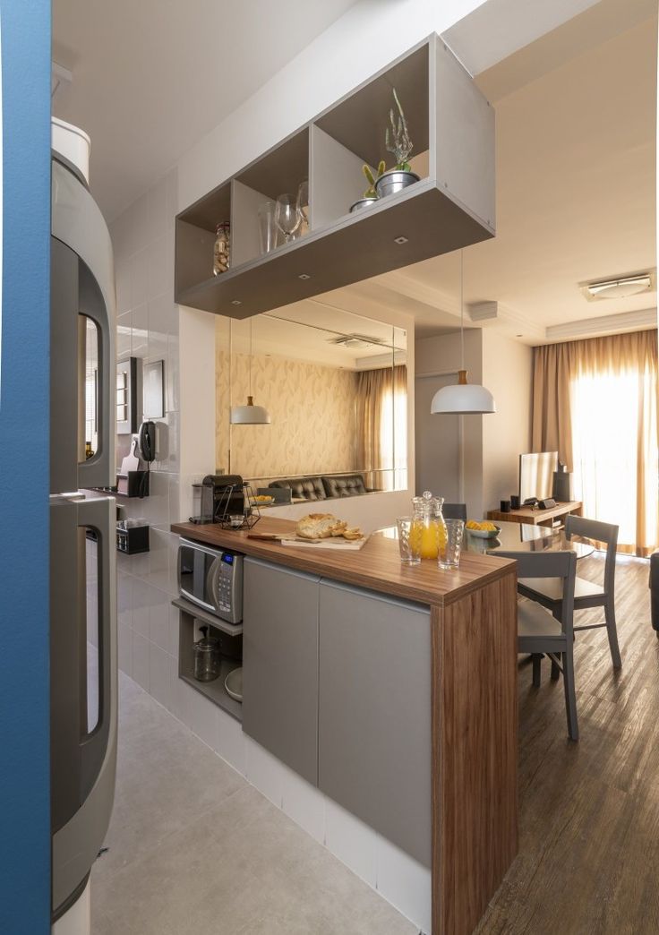 bancada cozinha apartamento pequeno