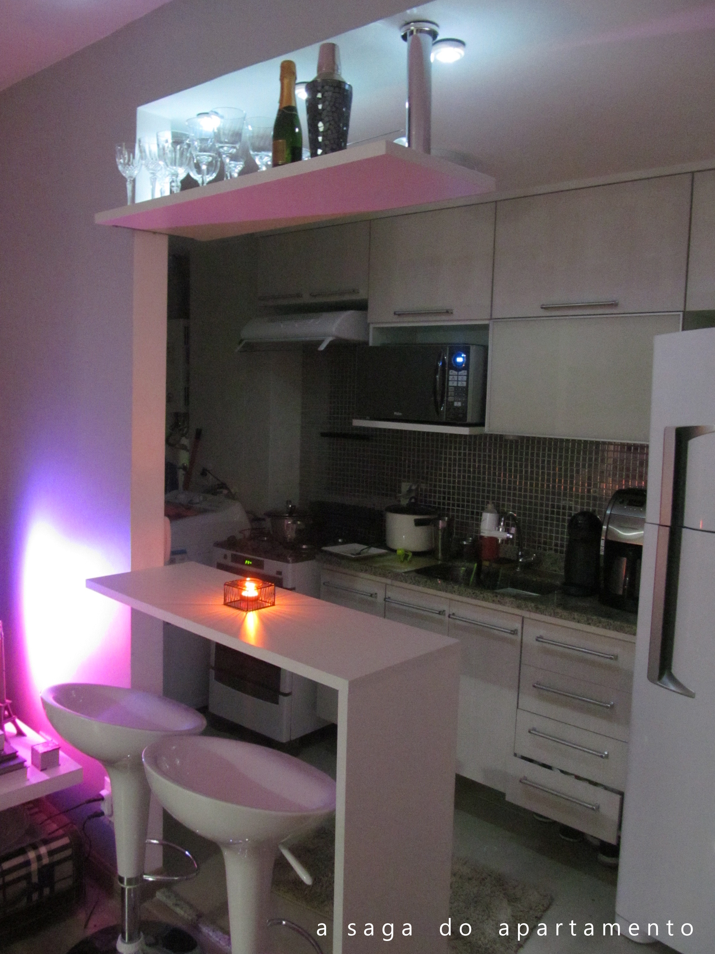 bancada apartamento moderna