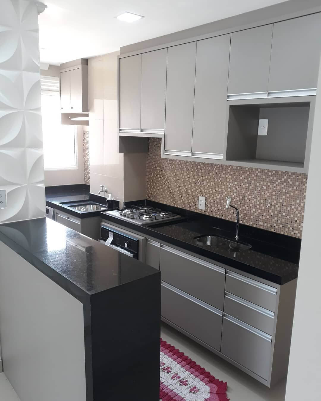 bancada apartamento granito