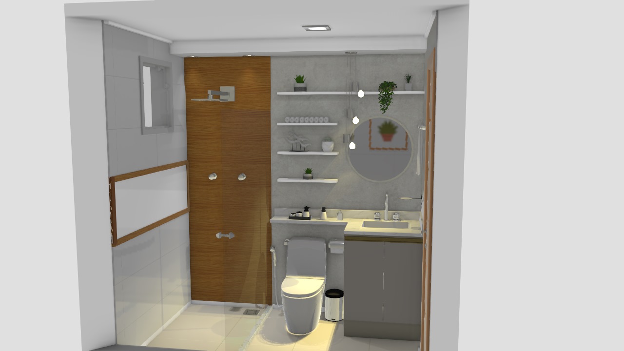 banheiro apartamento pequeno funcional