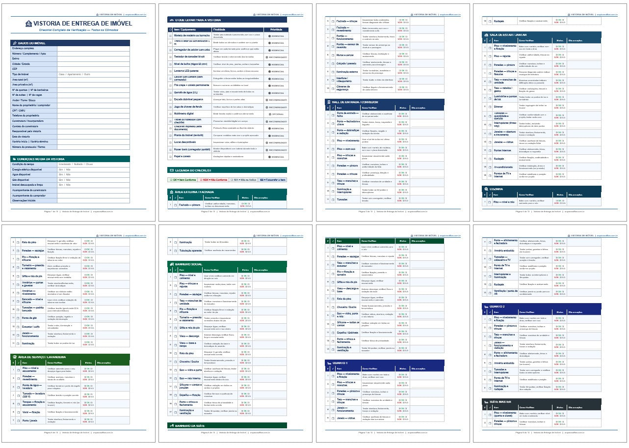 download checklist vistoria apartamento