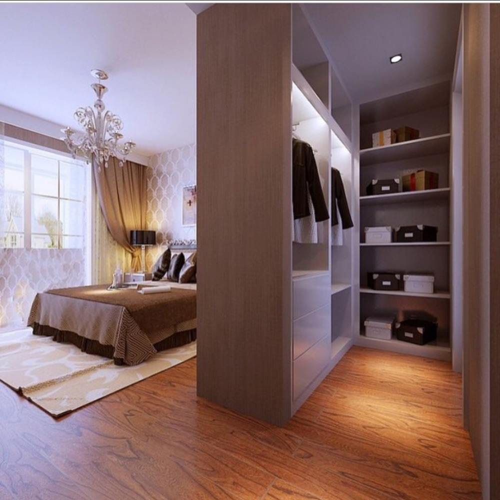 decoração closet pequeno