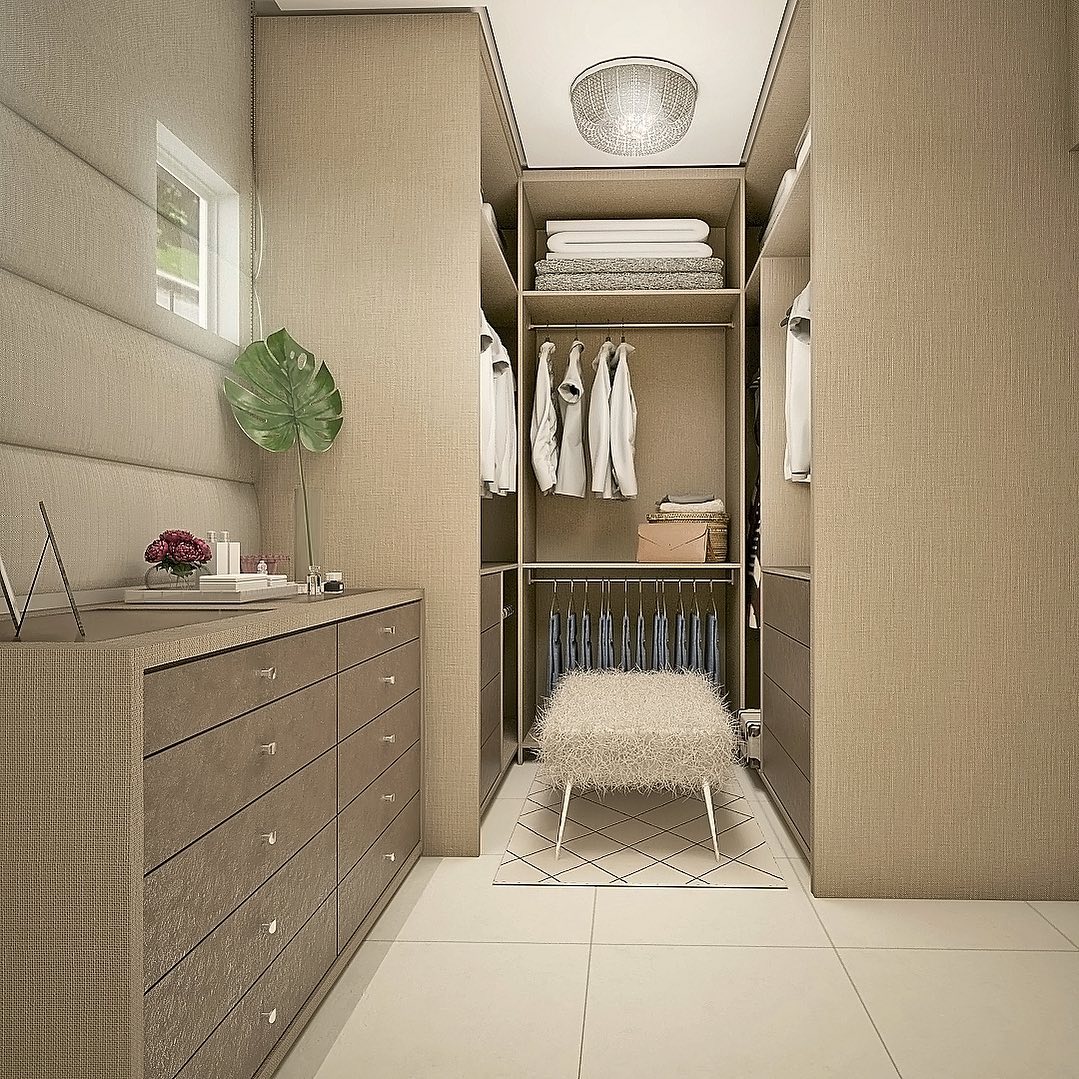 ideias de closet para apartamento
