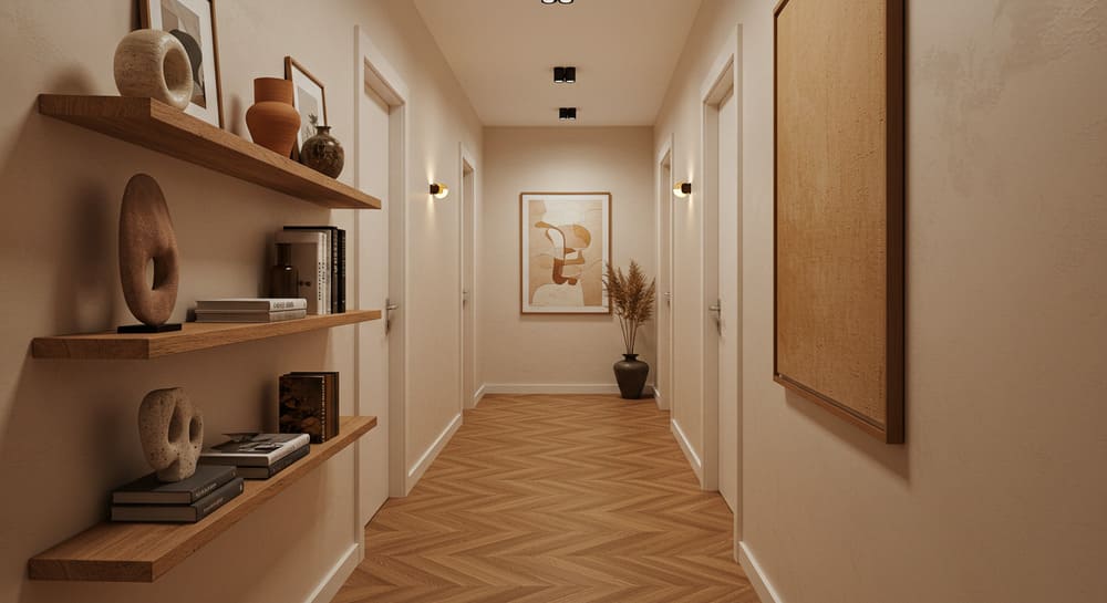 tapete corredor apartamento