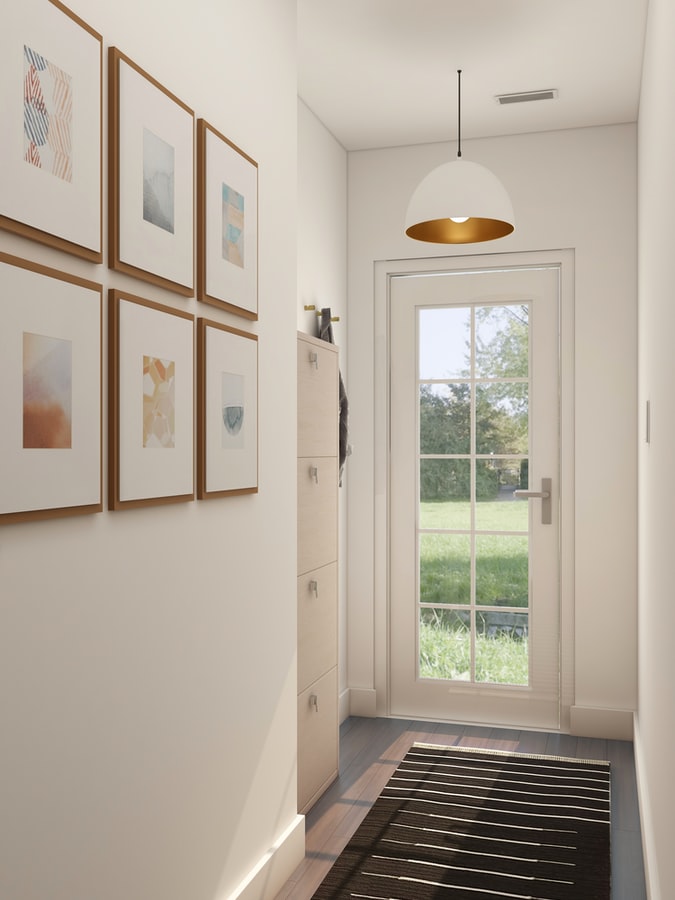 como decorar corredor de apartamento pequeno