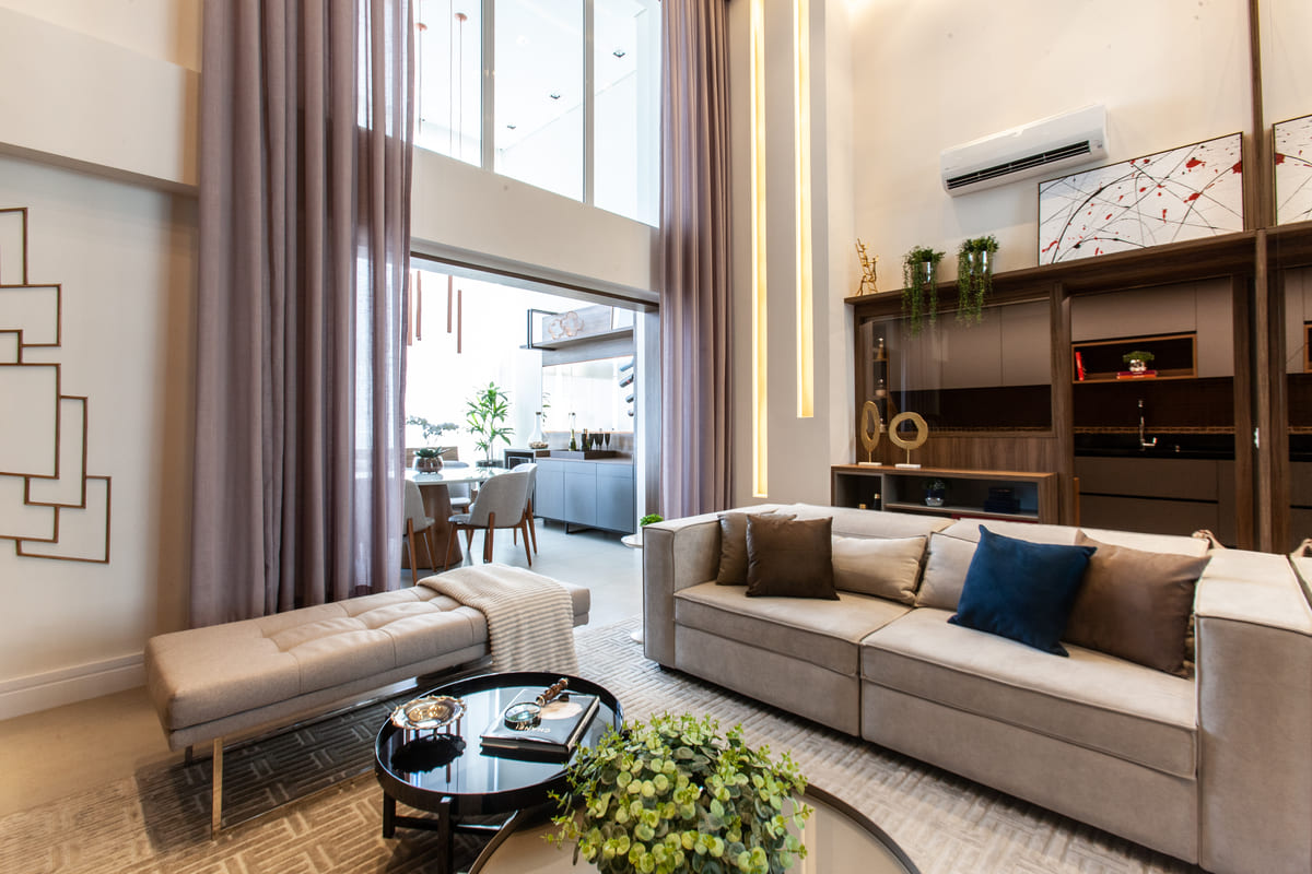modelos de cortinas para decoração contemporânea