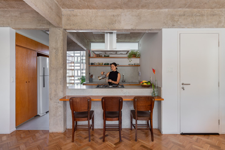 cozinha integrada apartamento pequeno