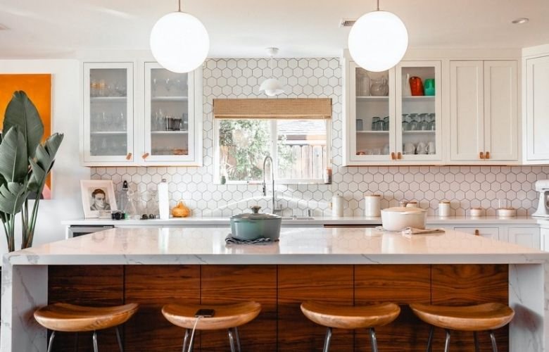 cozinha americana moderna apartamento pequeno