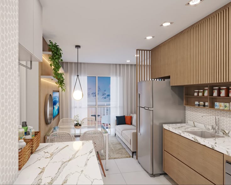 cozinha integrada apartamento