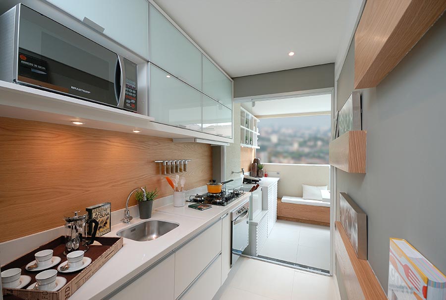 cozinha americana decorada