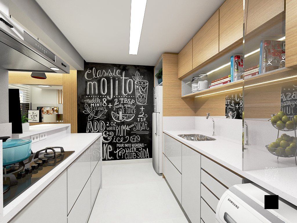 cozinha integrada apartamento