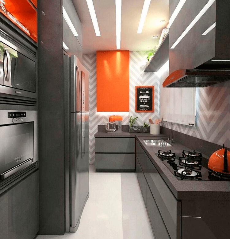 armários para cozinha de apartamento pequeno