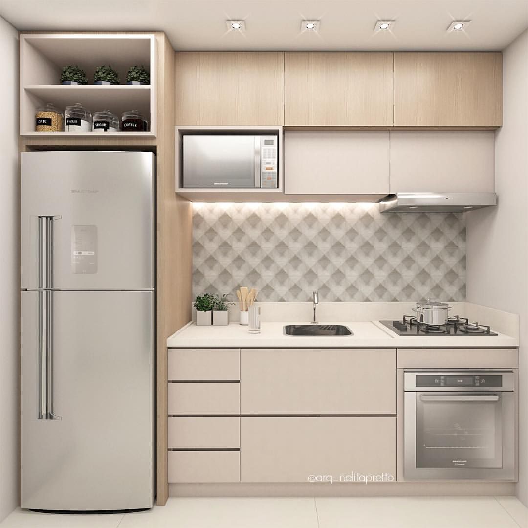 armários para cozinha de apartamento pequeno