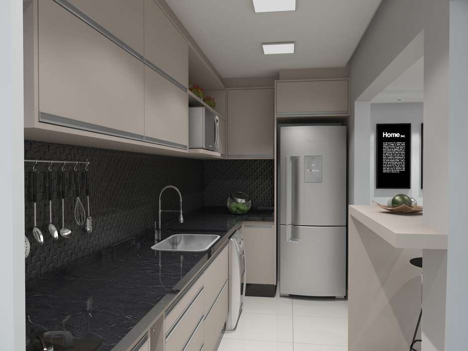 dicas cozinha apartamento pequeno
