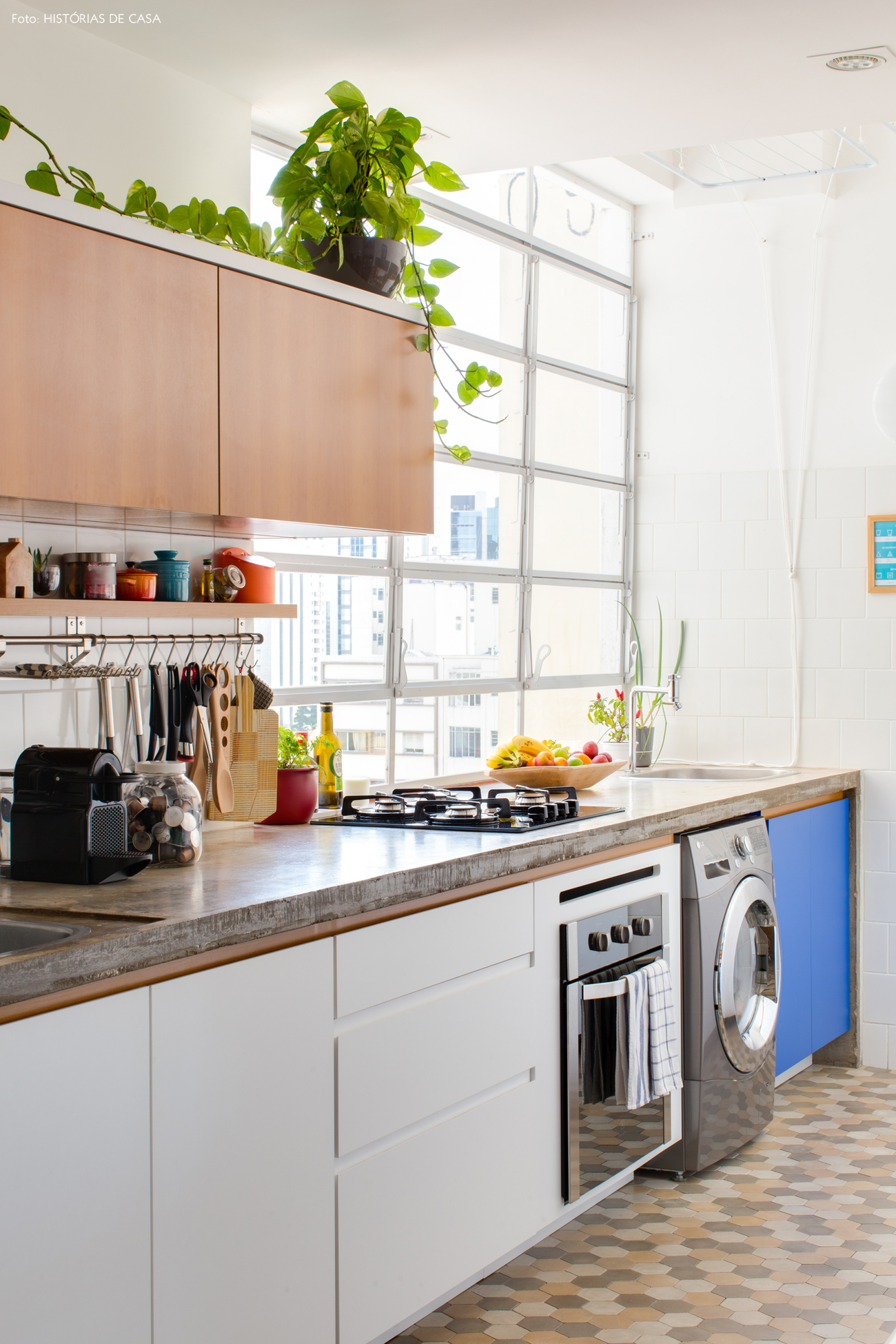 apartamento pequeno cozinha e lavanderia