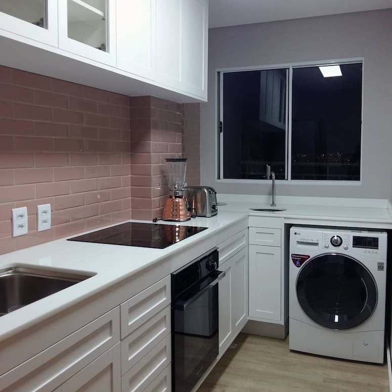 cozinha em l para apartamento