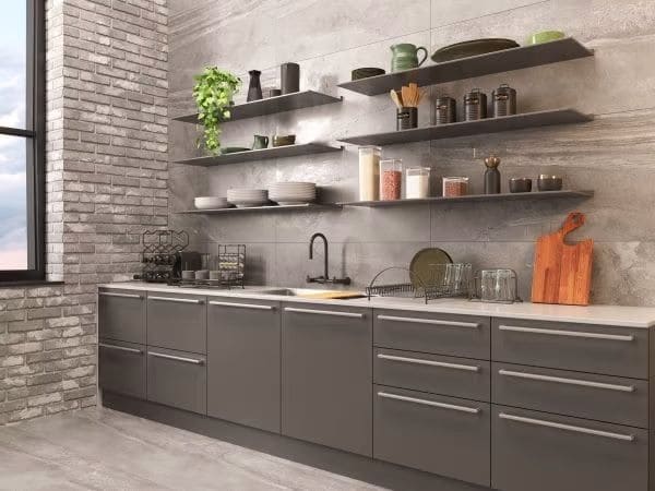 decoração cozinha industrial apartamento