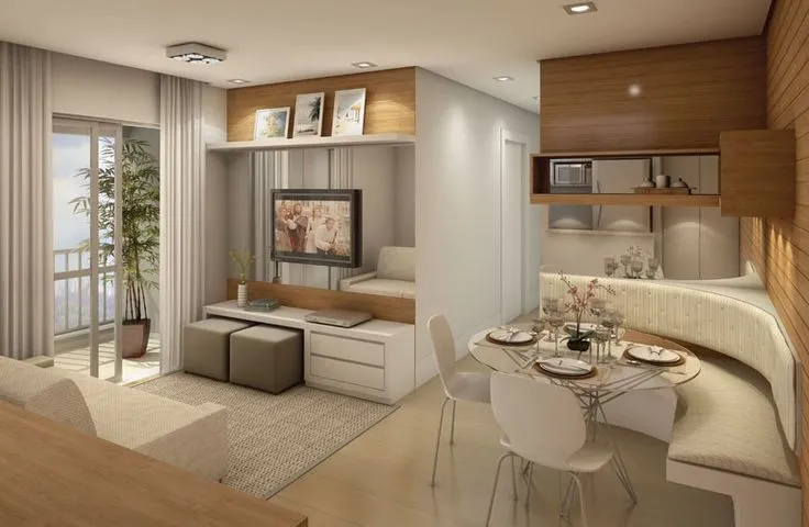 apartamento 50m2 moderno