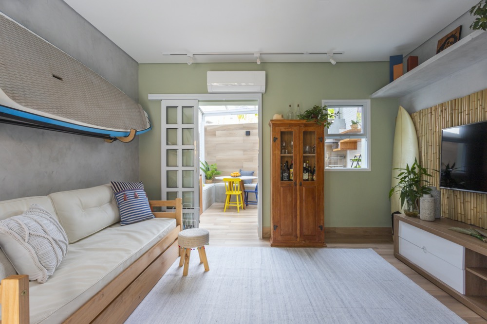 layout sala pequena retangular