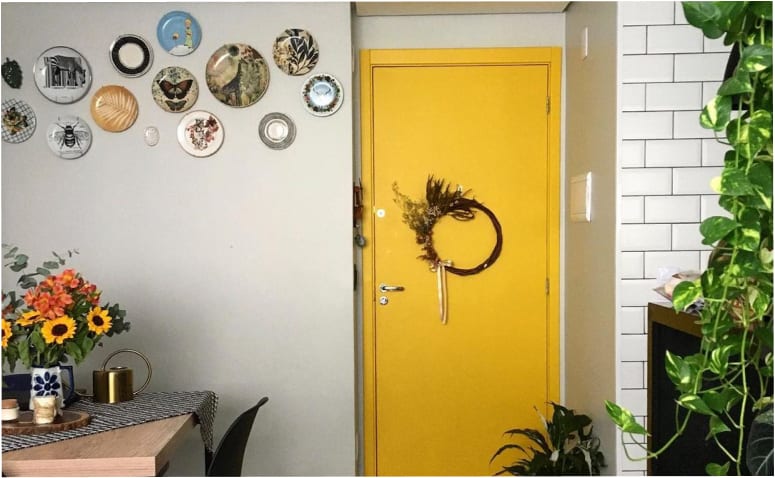 acessórios porta apartamento