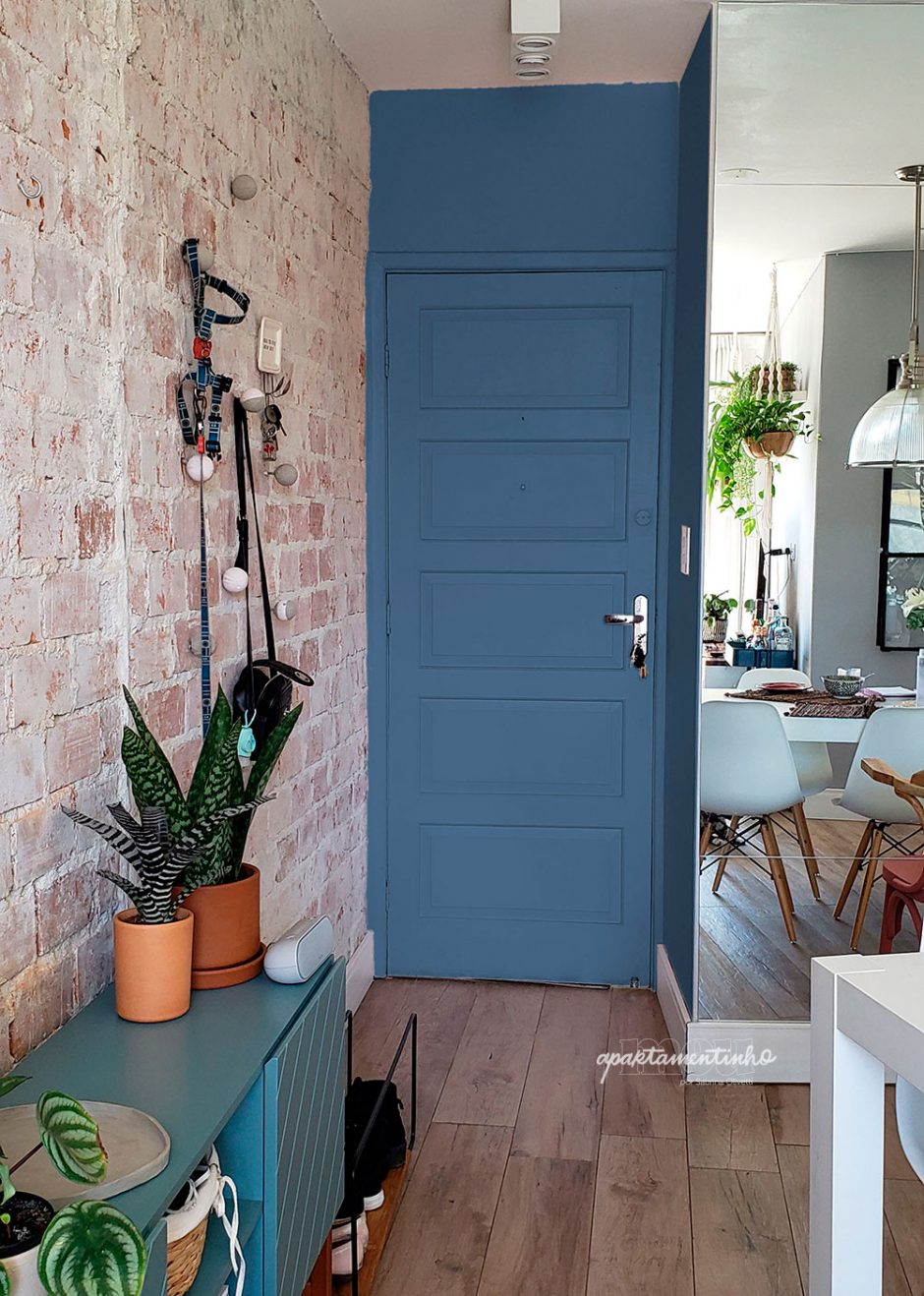 fachada porta apartamento