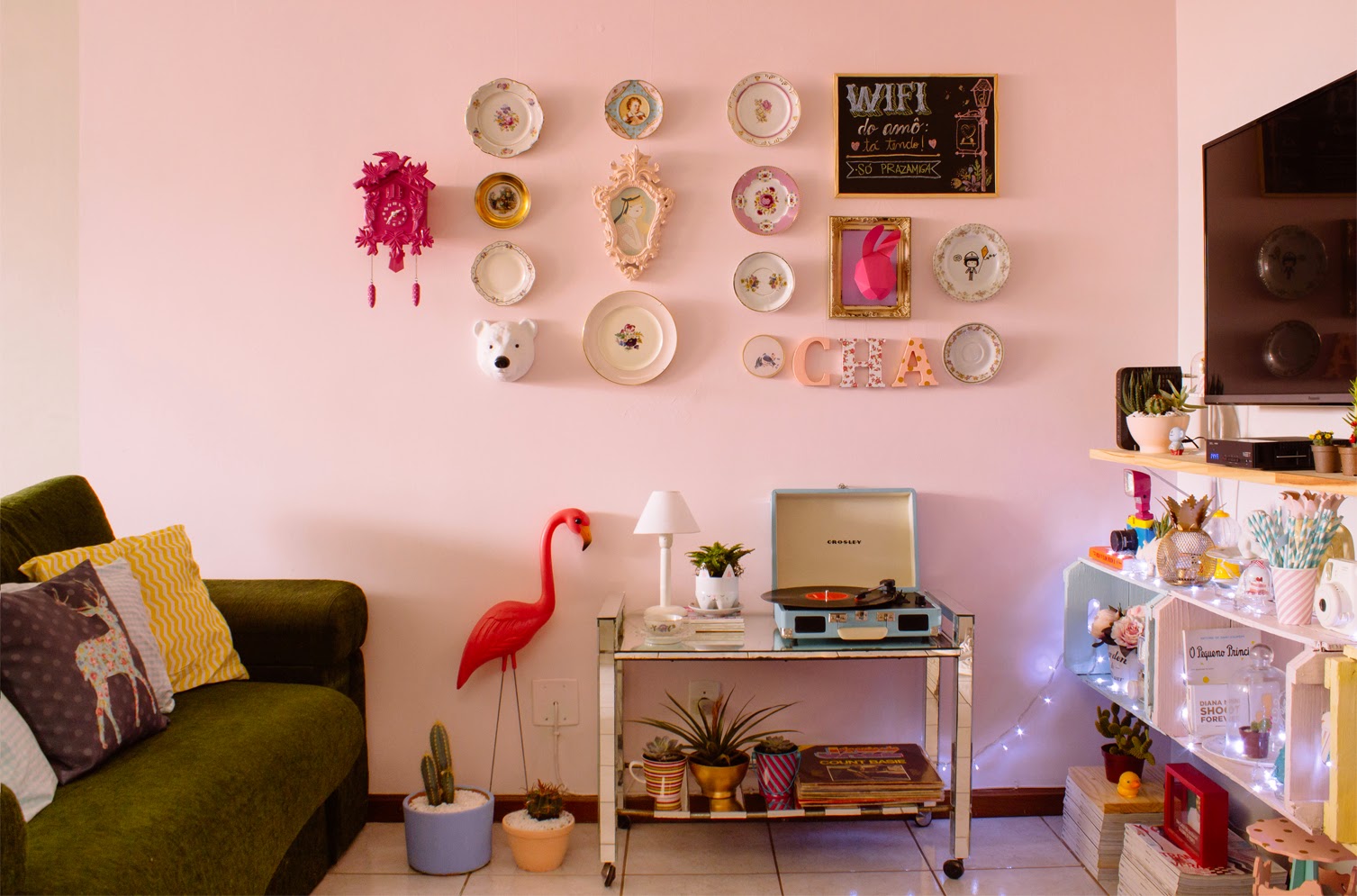 decoração DIY apartamento pequeno
