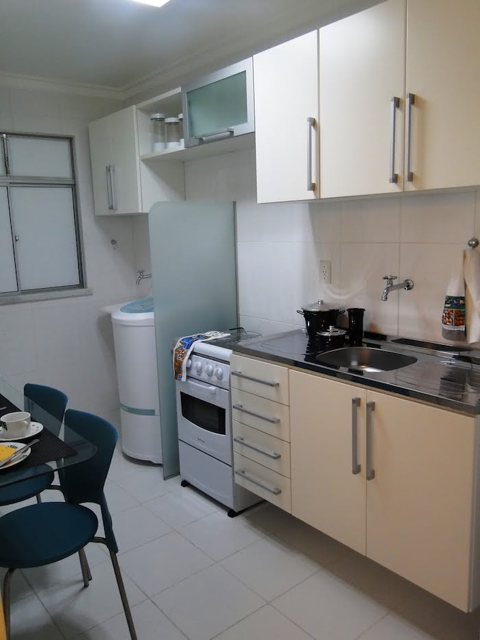 separador cozinha lavanderia apartamento pequeno