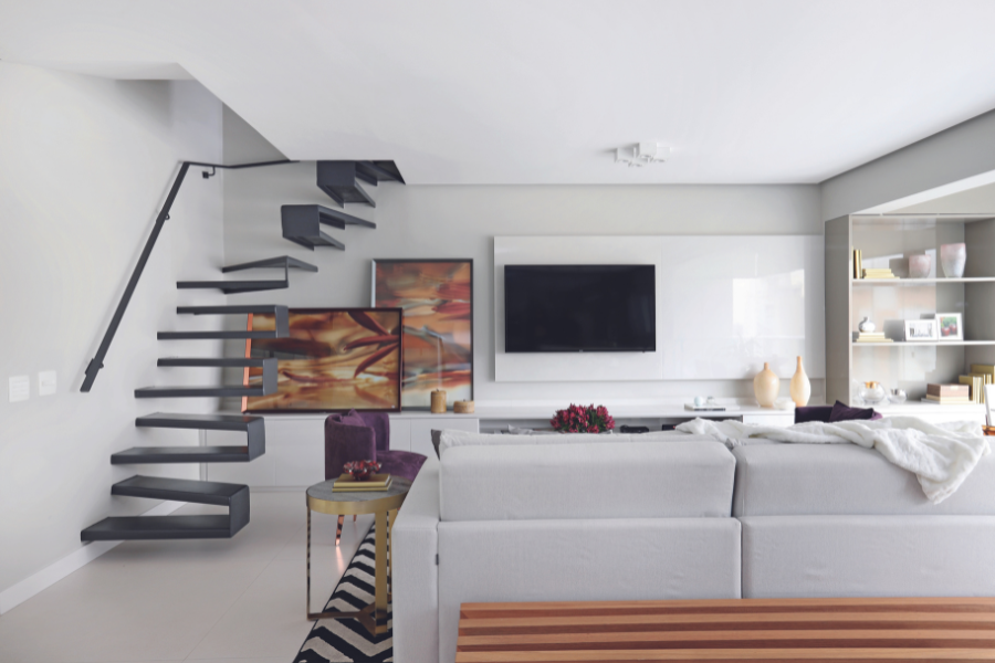 escada moderna duplex