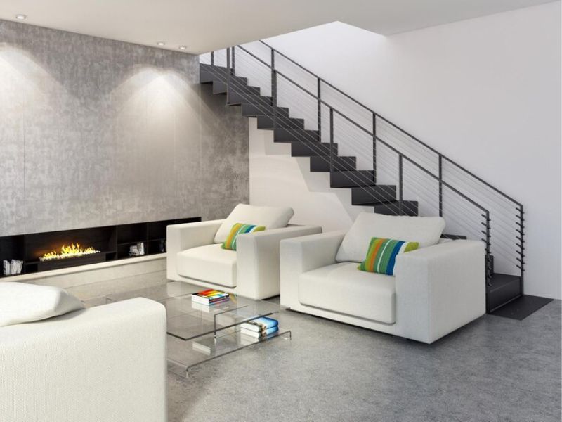 design de escadas para espaços reduzidos