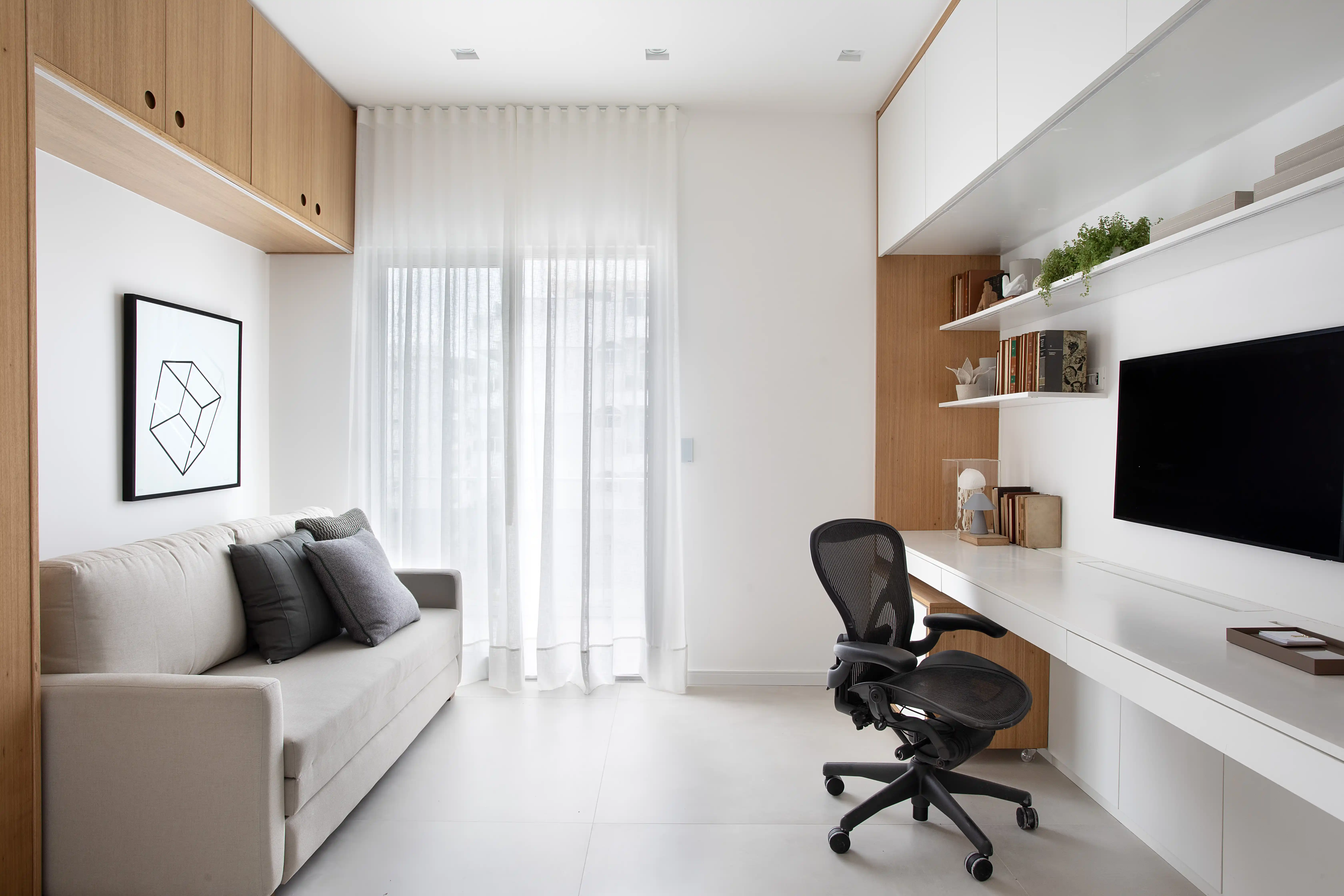 escritório em casa em apartamento