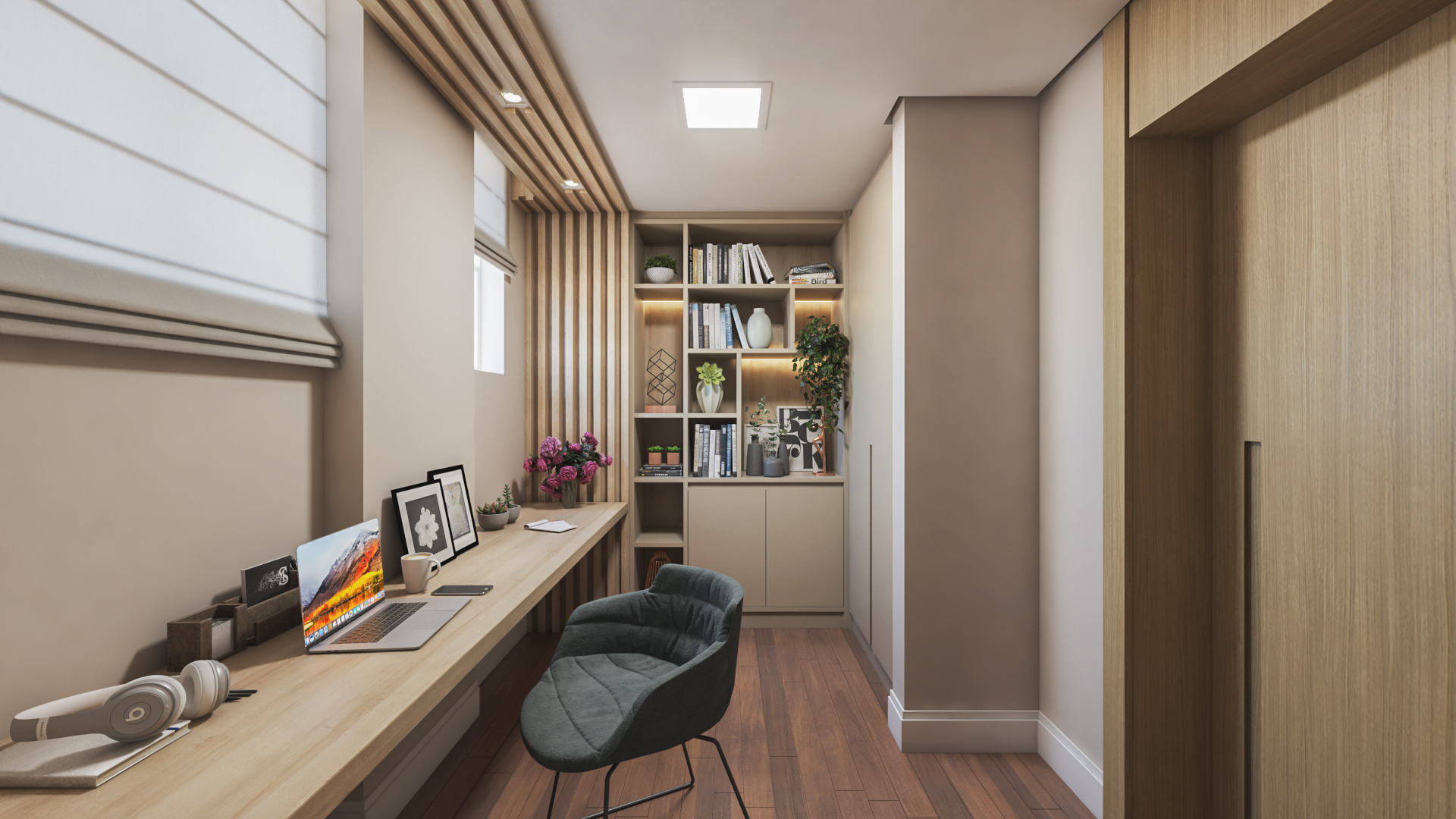 escritório em casa em apartamento
