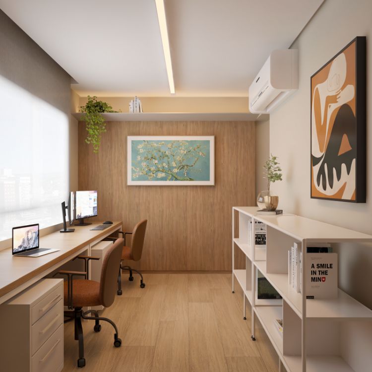 decoração escritório apartamento
