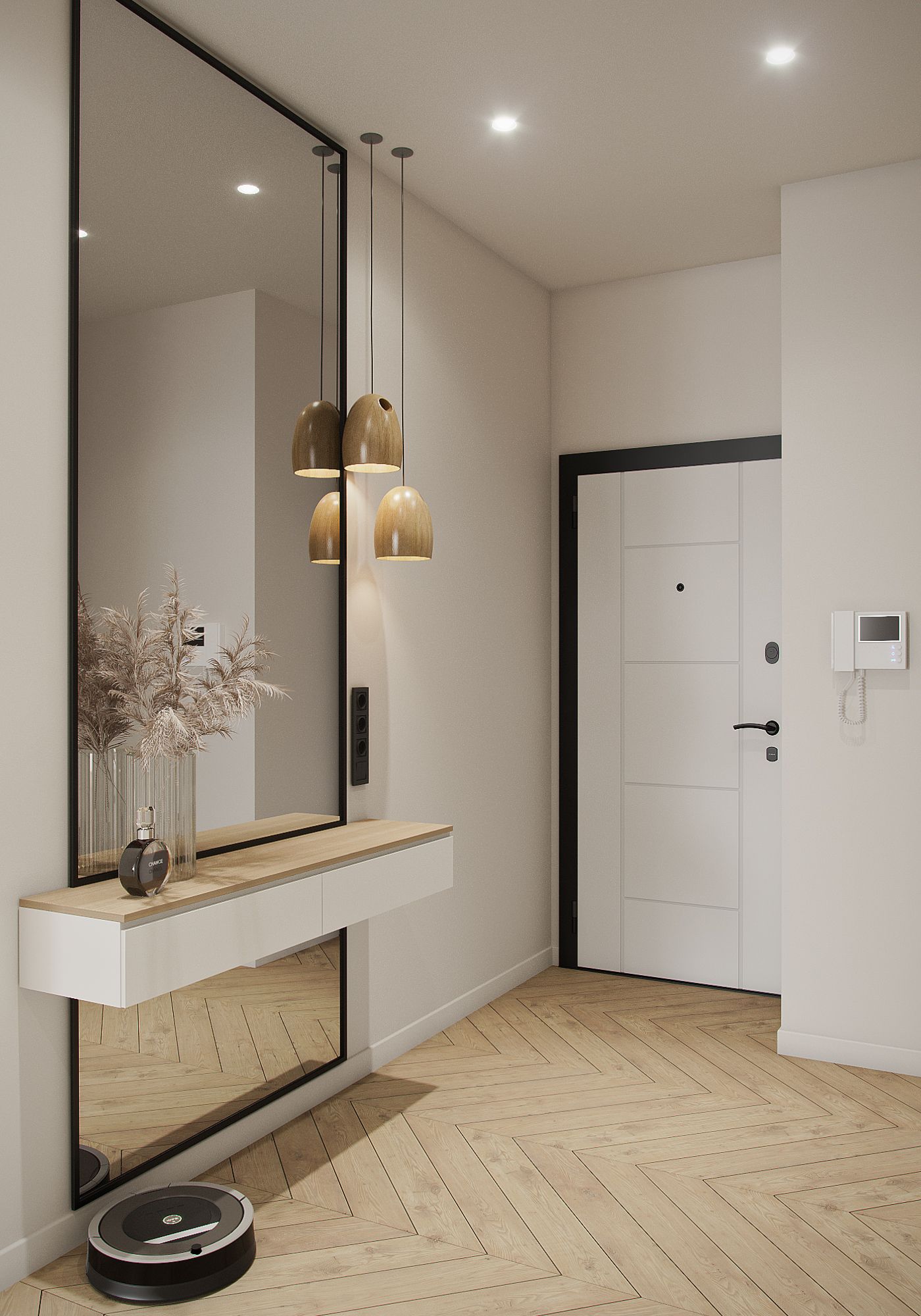 espelho para corredor de apartamento