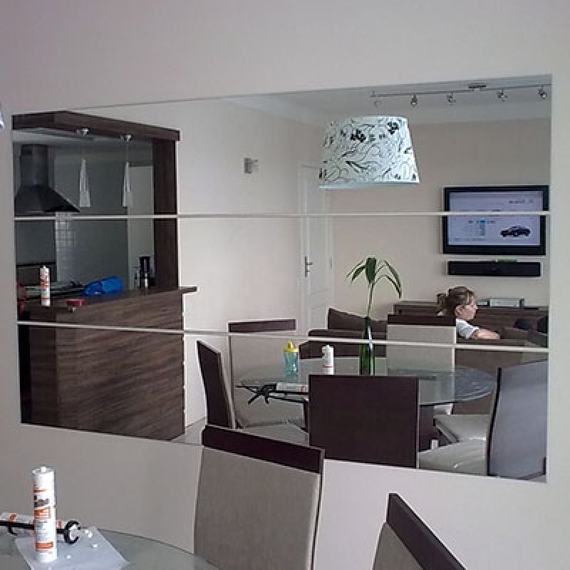 espelho para sala de jantar integrada