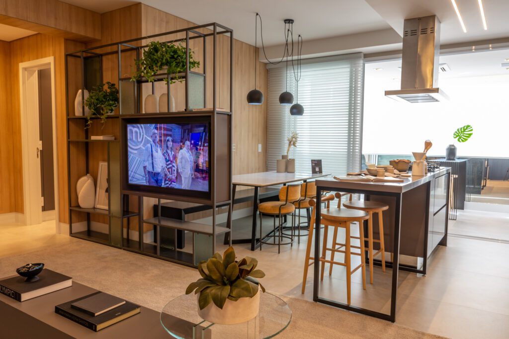 decoração industrial apartamento